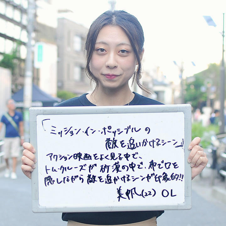 Q1 バイクシーンが印象的な映画やドラマは？ 