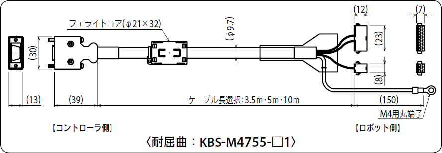 耐屈曲：KBS-M4755-□1
