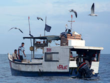 パナマの漁船