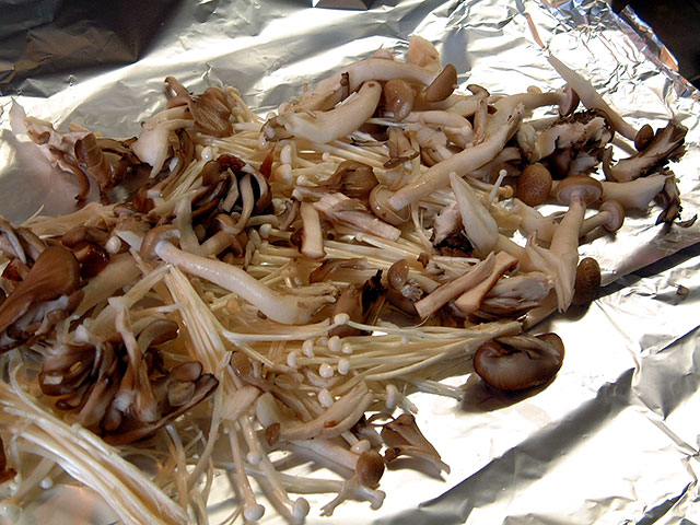 イトヨリダイの キノコ蒸し焼きの作り方