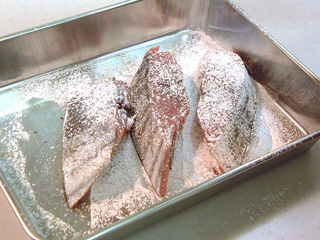カツオのステーキ みぞれ添えの作り方