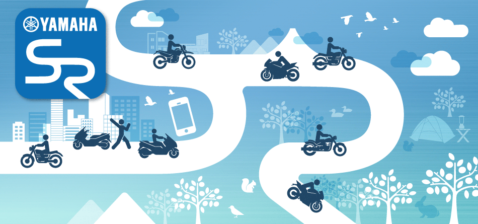 バイクツーリングを楽しくする　ヤマハ発動機 スマートライディング（SmartRiding）アプリ