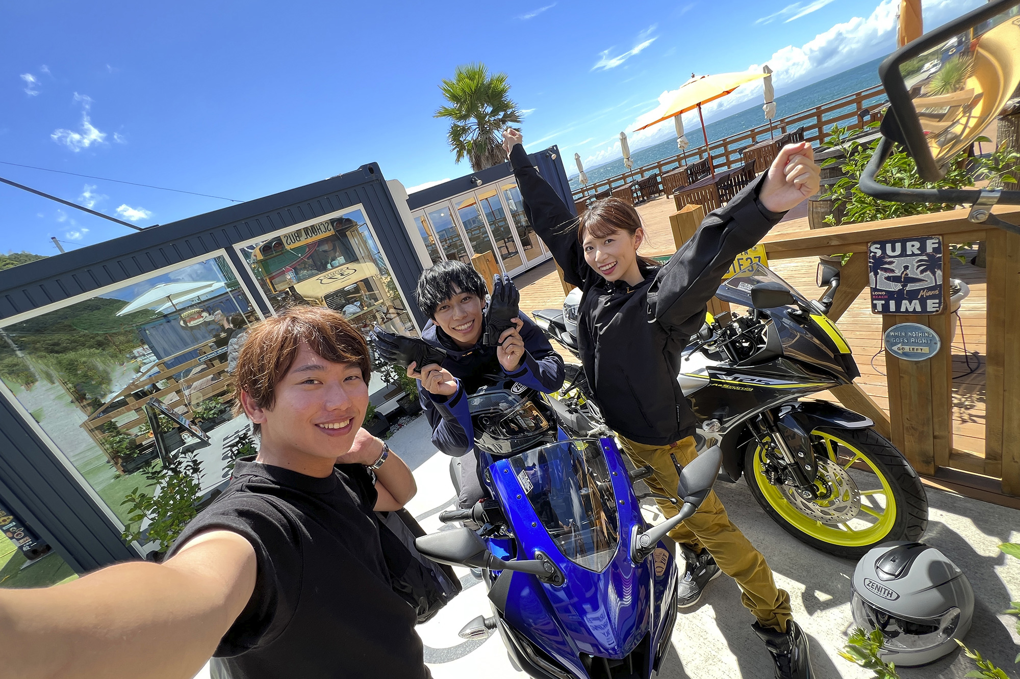 〈YZF-R125〉このサイトで使用している映像及び写真は特別な許可を得て撮影したものです。映像及び写真はイメージです。車両は市販予定車のため国内モデルと仕様が異なる場合があります。