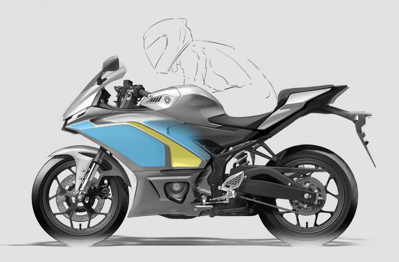 機能美を強調するハイコントラストな「サイドパネル」