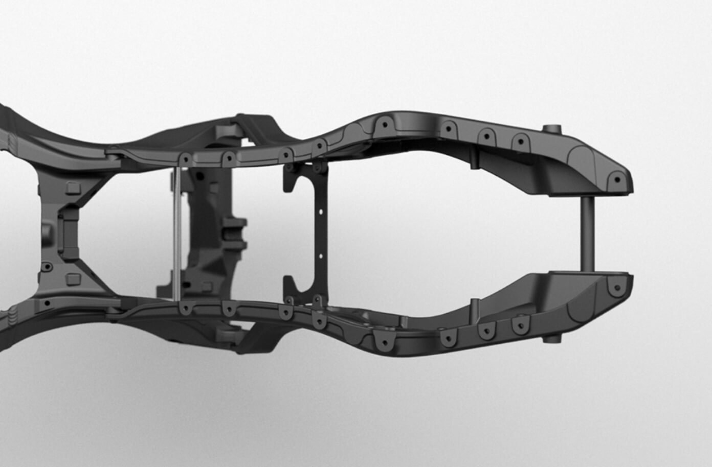 実用性とパフォーマンスの両立を図ったリアフレーム・リアアーム