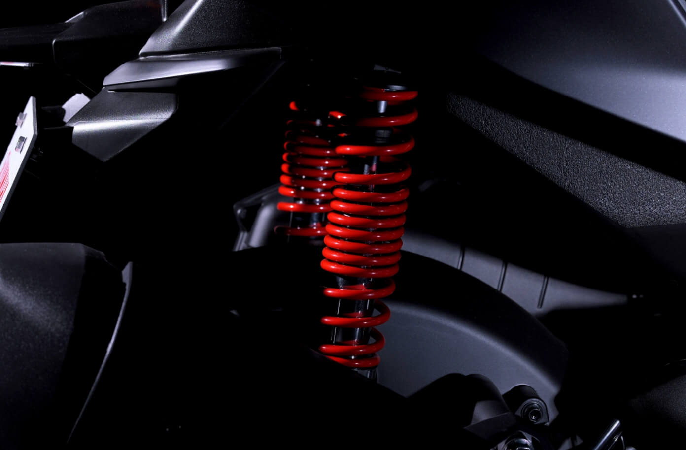 機敏なハンドリングを飛躍させる、充実の足まわり