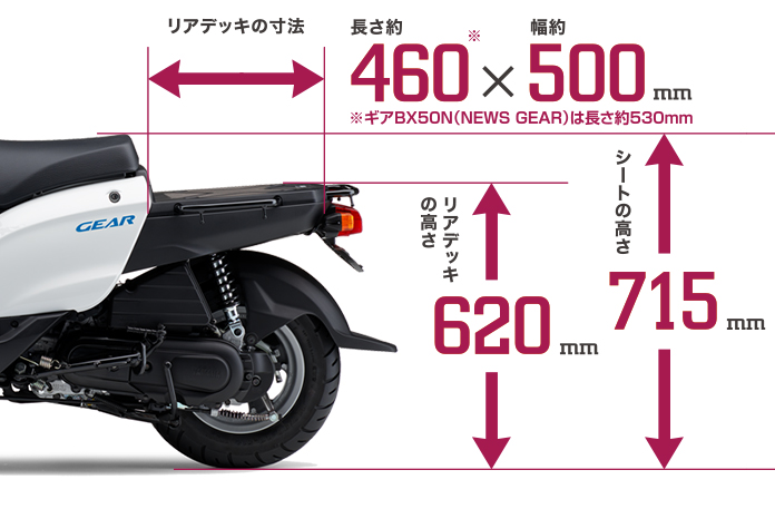 特長紹介 ギア バイク スクーター ヤマハ発動機