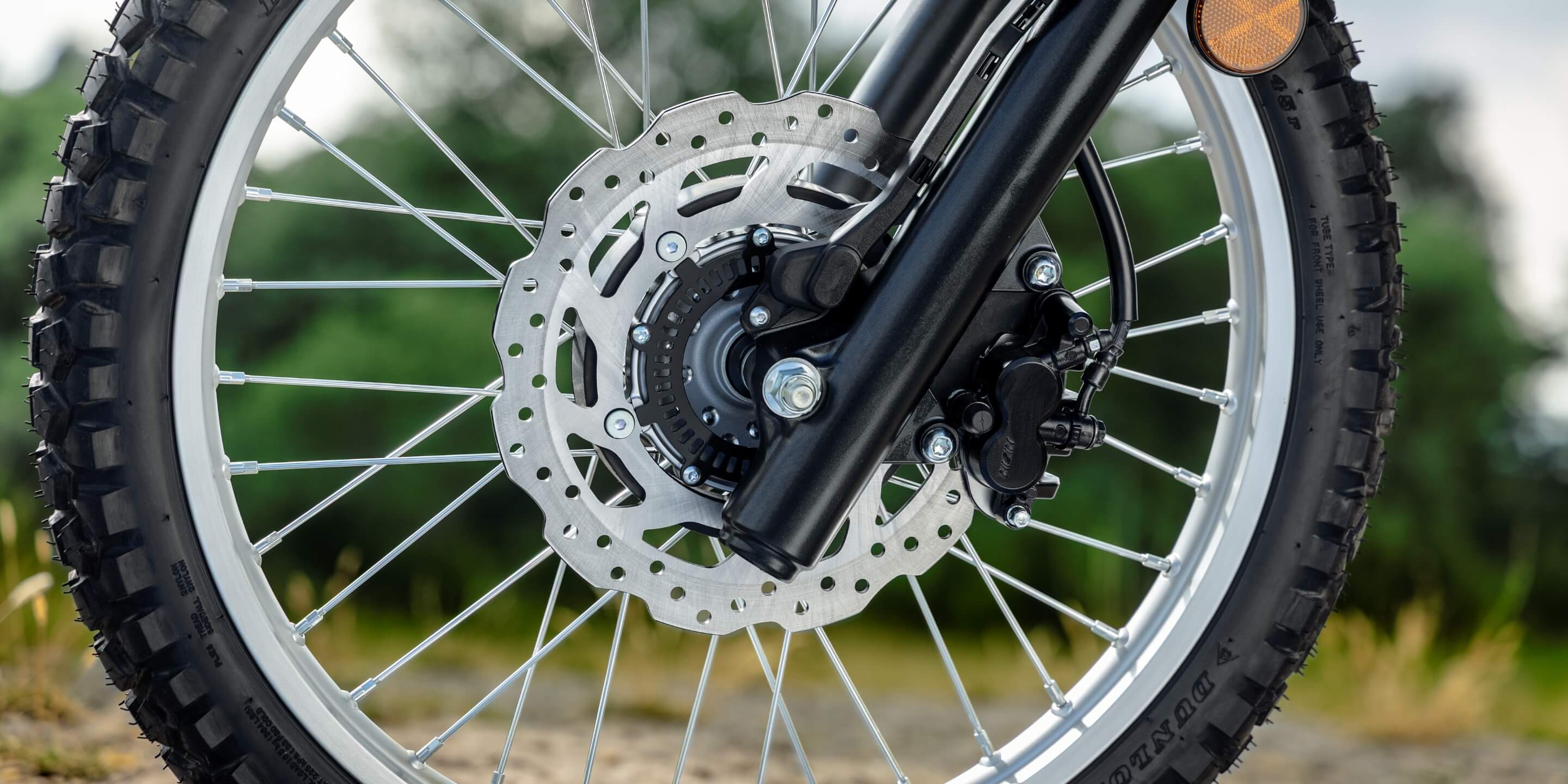 多彩なステージで扱いやすい前後ディスクブレーキ