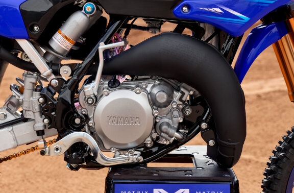 キッズの情熱に応えるパワフルな64cm³YPVS搭載エンジン
