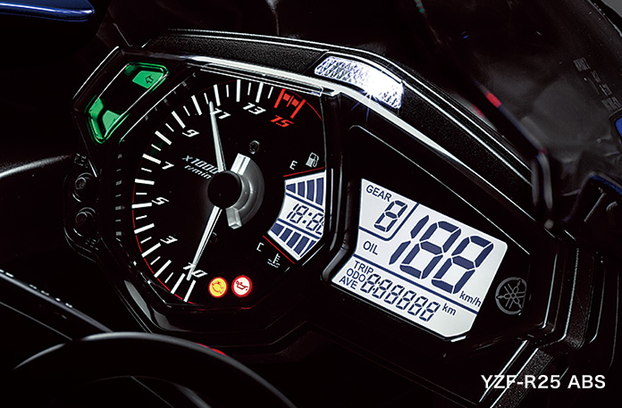YZF-R25 ABS メーター