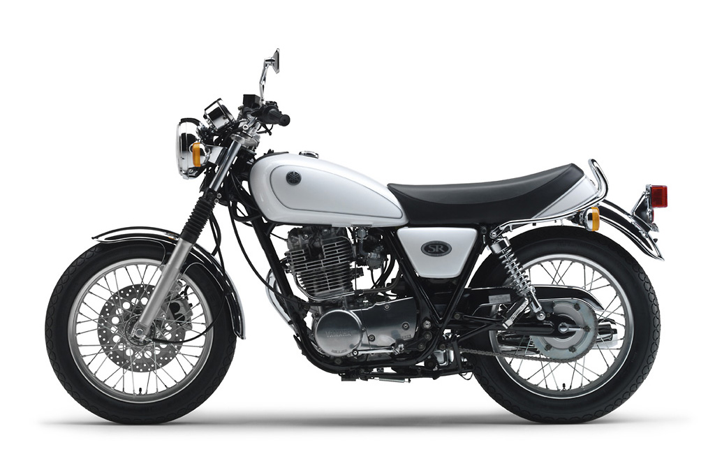 SR400(1JR) ヤマハ純正タンク(ブルーイッシュブラック) 中古美品
