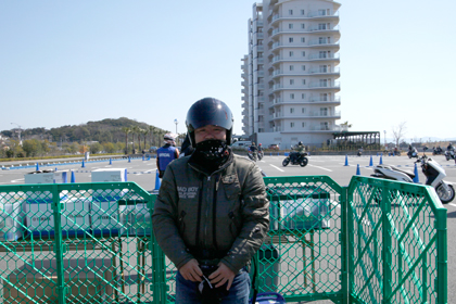 豊橋市からご来場の男性