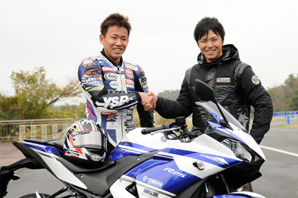 中須賀選手の先輩にもあたる、BS11『大人のバイク時間 MOTORISE』の中野真矢さん。