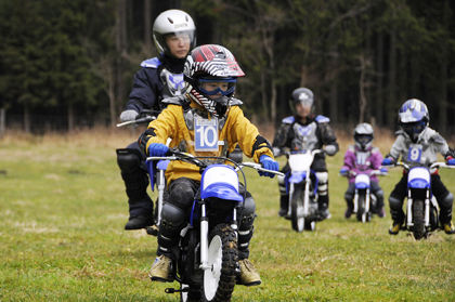 お子さんと一緒にバイクを楽しめて、親御さんの方が感激！？