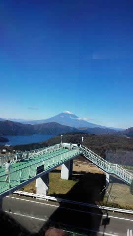 この絶景！富士山が丸見えです！
