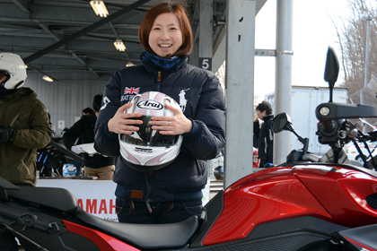 免許取得して1年ほどのレディースライダーさん