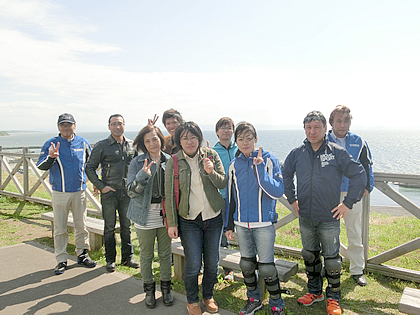 目的地の厚田公園に到着