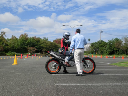 各ポイントでそれぞれインストラクターがアドバイス