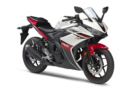 YZF-R3 ABS／YZF-R25 ABS／YZF-R25／ホワイトメタリック6（ホワイト/レッド）