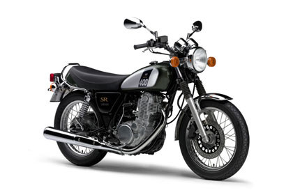 SR400／ダークグレーイッシュリーフグリーンメタリック1(新色/リーフグリーン）