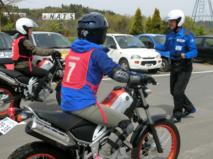 セローは持ってるけど運転に自信がなく、公道を走るのが不安というお客様。