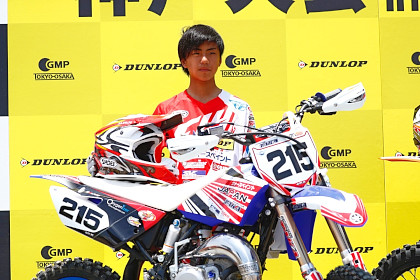 YZ85LWと中島漱也選手