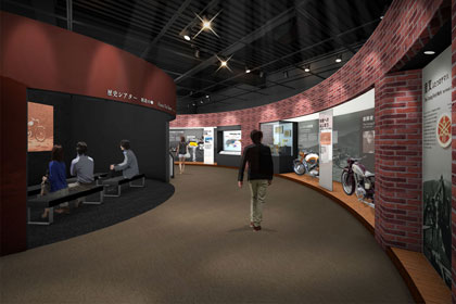 コミュニケーションプラザの歴史展示フロアをリニューアル！回廊「企業の歴史ゾーン」
