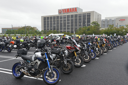 総勢1,000名以上、そして500台を超えるMTシリーズを含む700台のバイクにお集りいただきました！　ありがとうございました