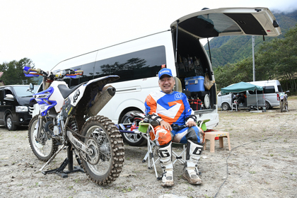 46歳の時に二輪免許を取得して早8年の「YZ250X」オーナーさん。