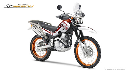 TOURING SEROW 販売会社希望小売価格559,440円 [消費税8%含む]（本体価格 518,000円）SEROW250に優れた積載性と機能性を高める装備をプラスしたアクセサリーパッケージ