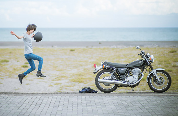 バイク女子のイメージ