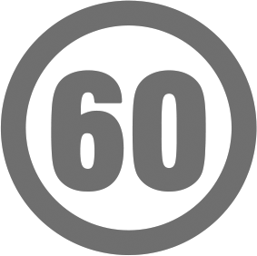 ◎法定最高速度60km/h（原付50ccスクーターは30Km/h）