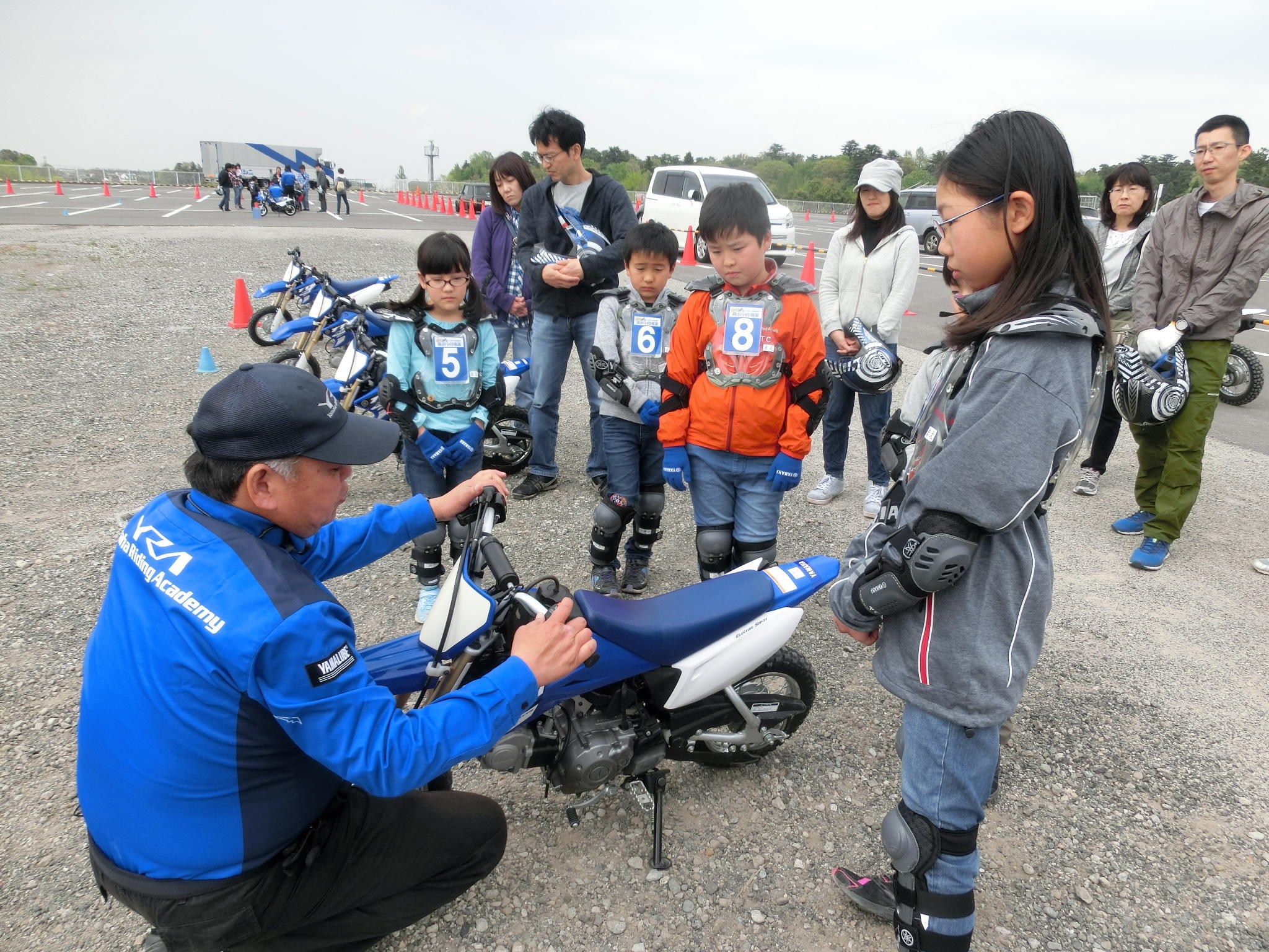 さあ！いよいよバイクに乗るときが来ました！