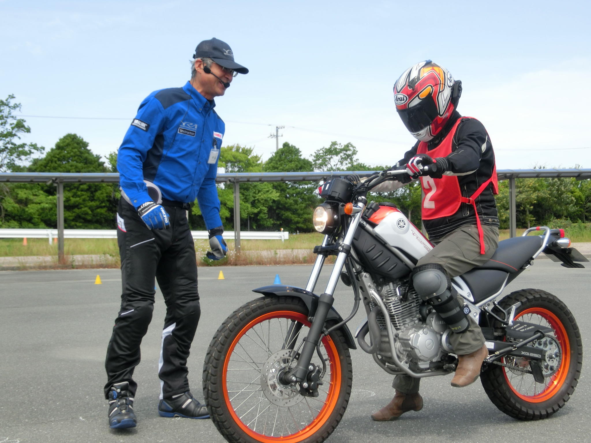 親子バイク教室でバイクに乗る子供の姿を見て自分も乗りたくなった