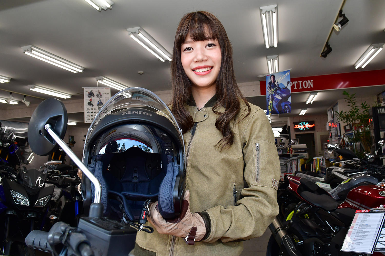 バイクに乗りたい！ っていう女の子が増えるよう、オシャレバイク女子目指すよ！）