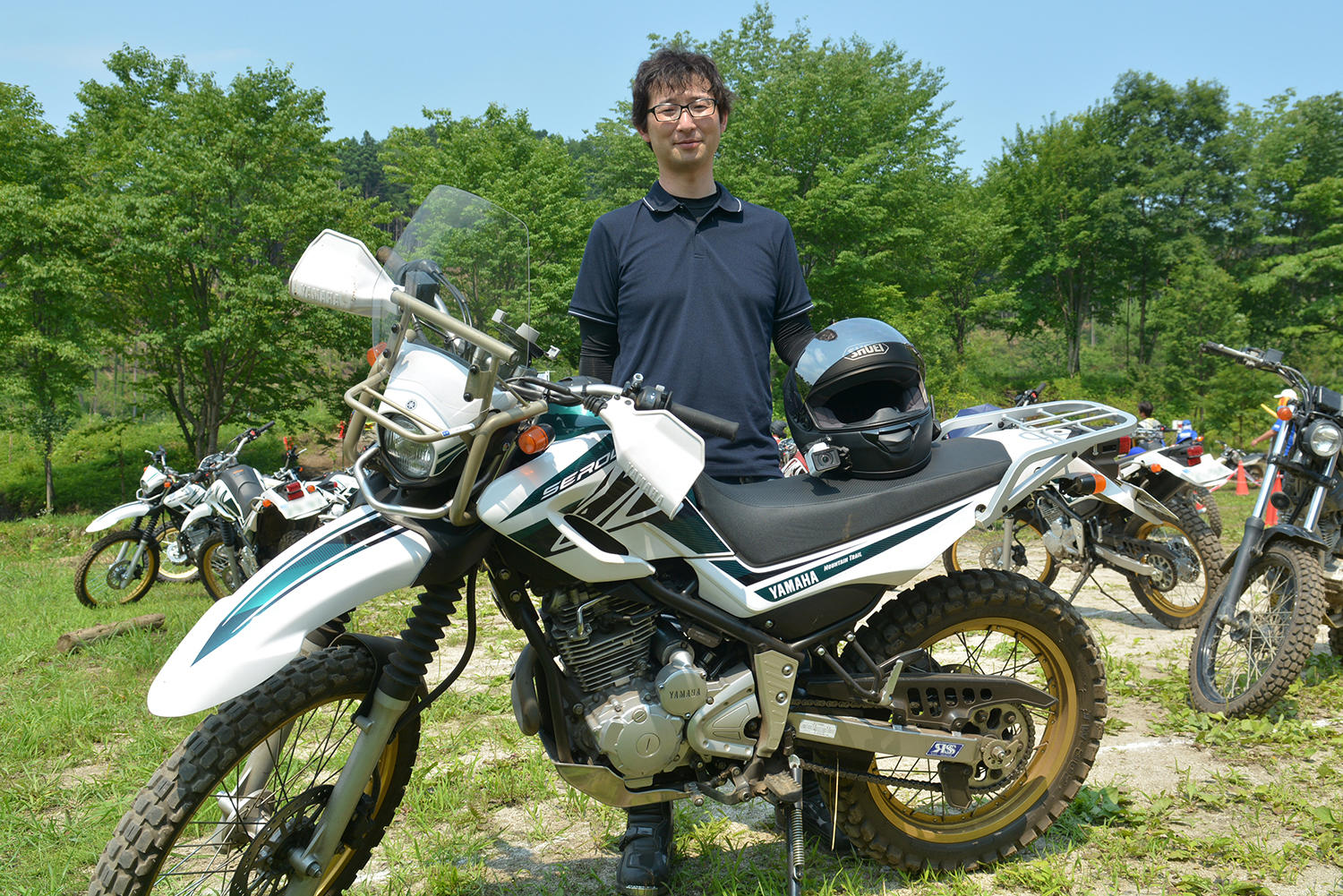 初めての大型バイクとして2015年に「MT-09」を購入。