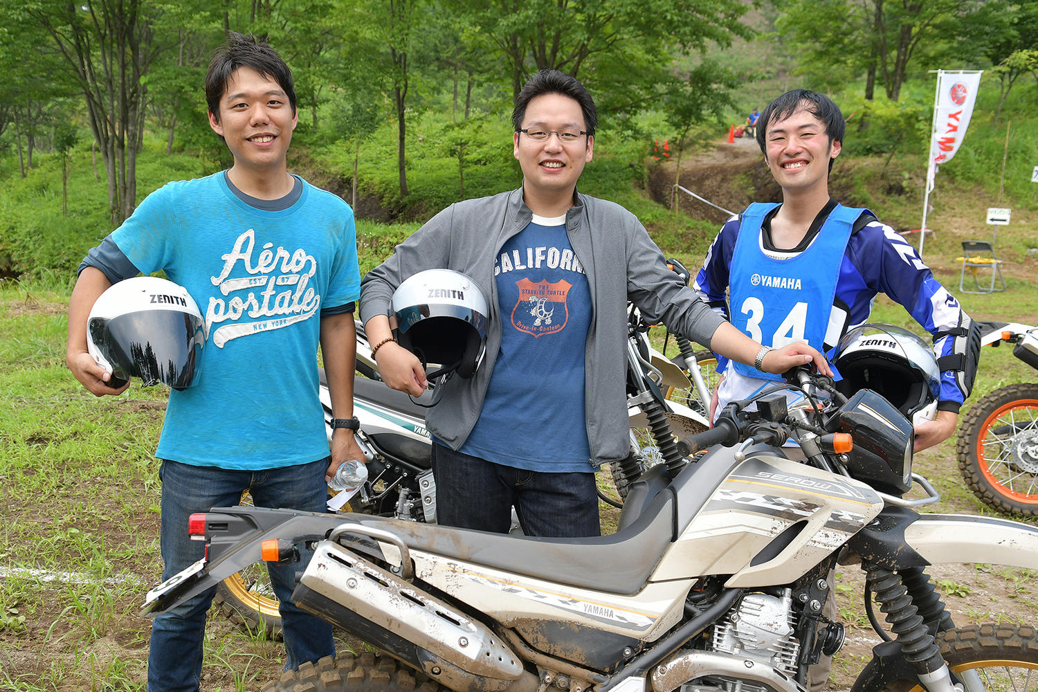 オフ車は軽くて扱いやすく、自分で操作している、操っている感が楽しいです。