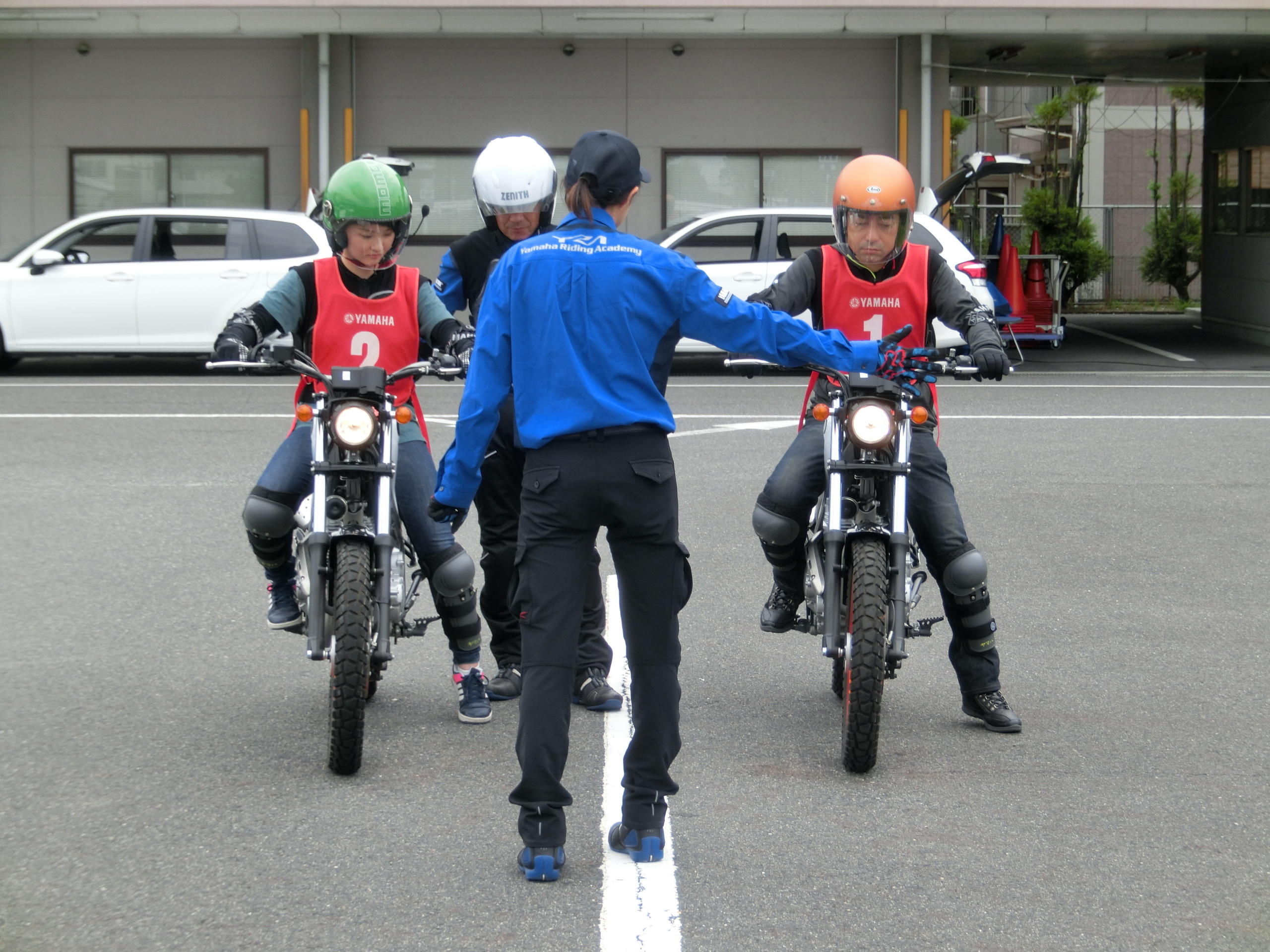 発進・停止の練習