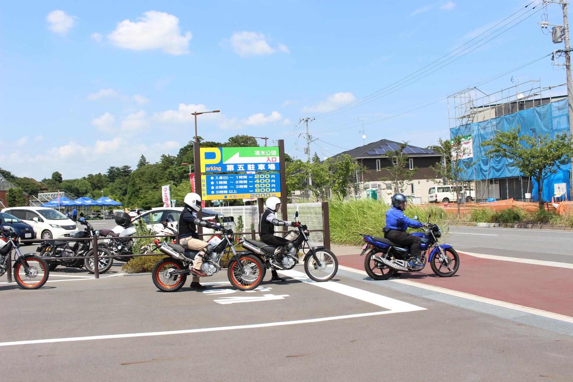 さあ、午後は場内練習を活かし、ツーリングにしゅっぱ～つ☆