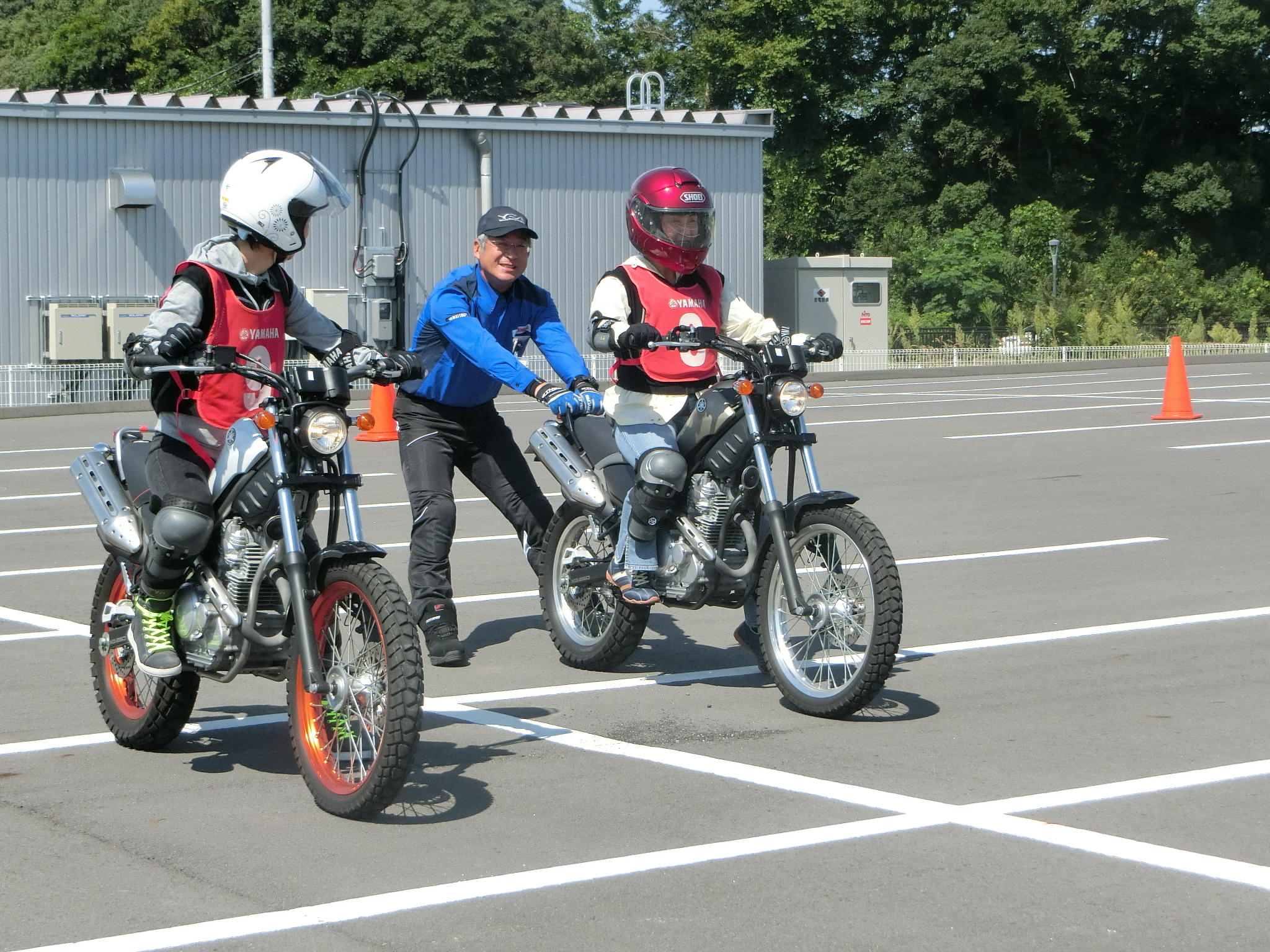 レッスンは8：45開始。