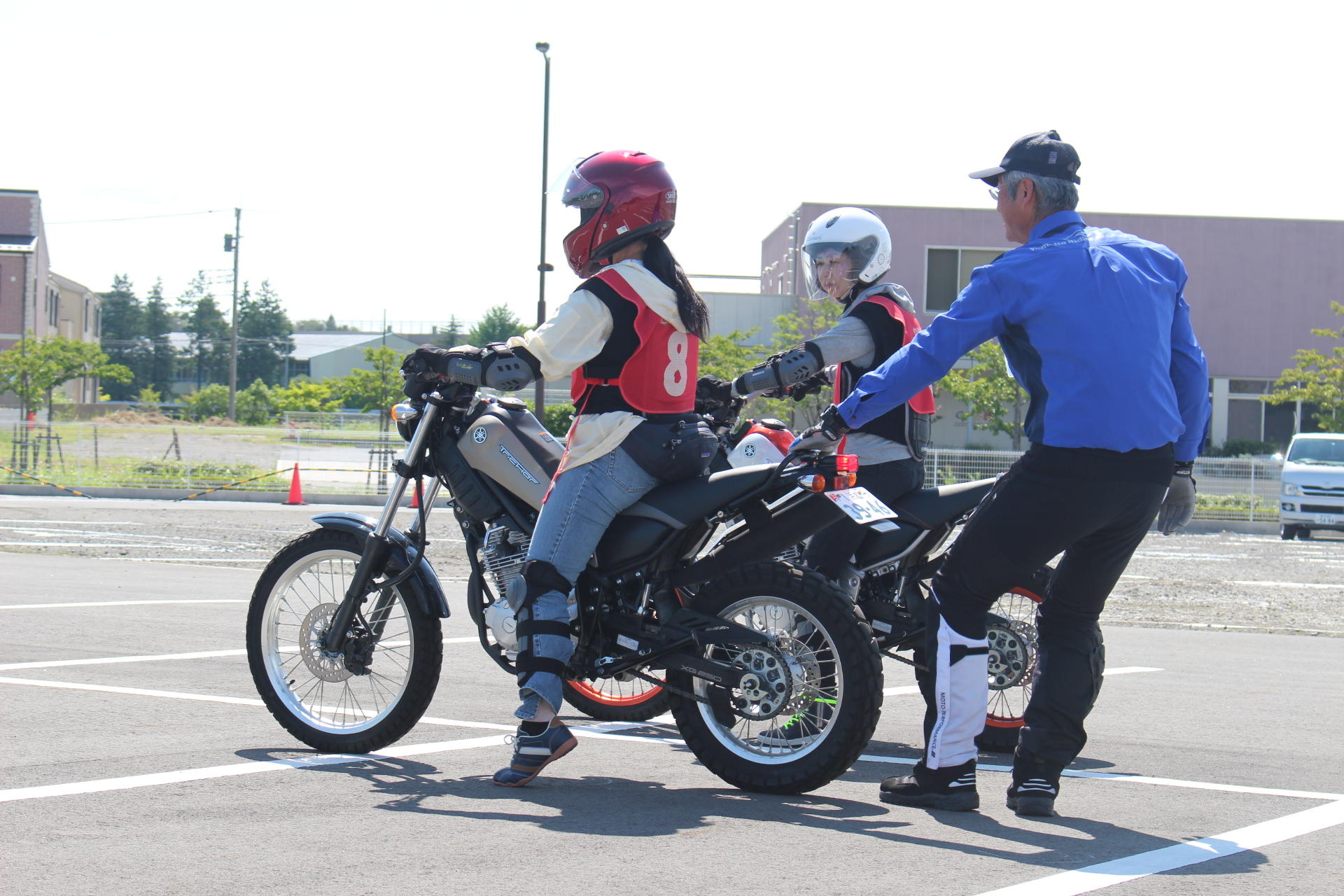 大人のバイクレッスンでは、レッスン車両は全て貸し出し◎