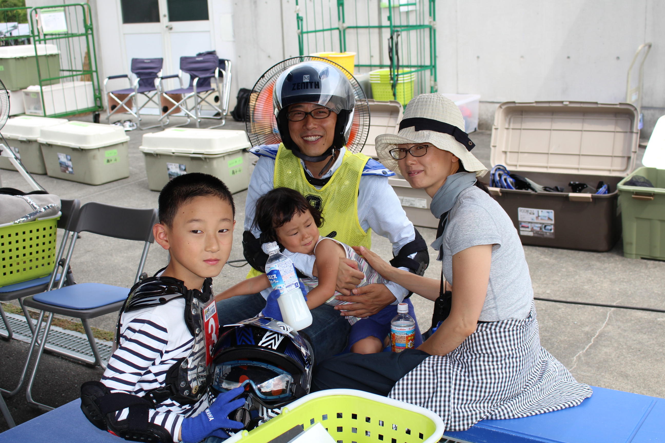 妹さんも見学に、ご家族全員で参加していた方