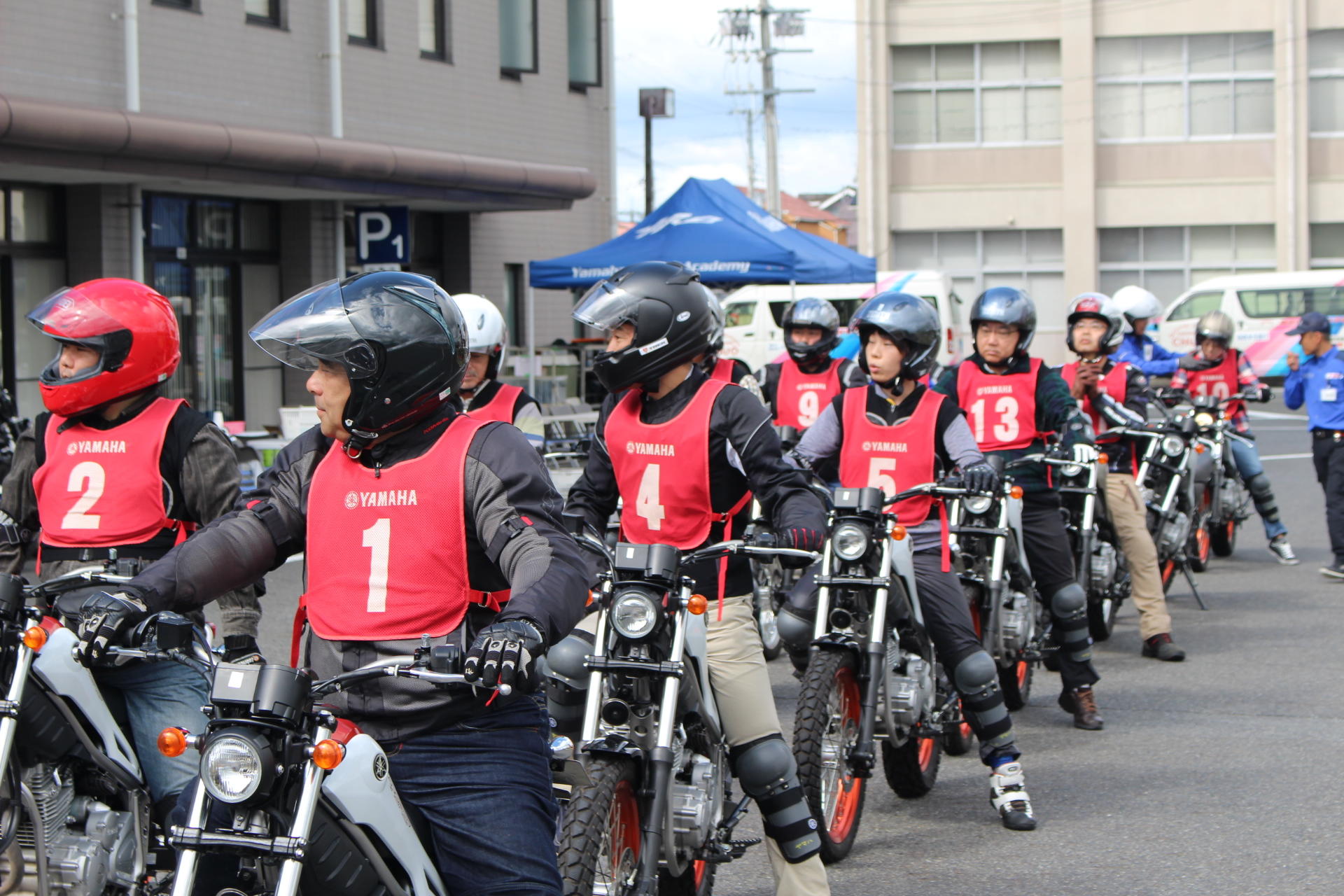 まずは2列にずらーっと並んでみて