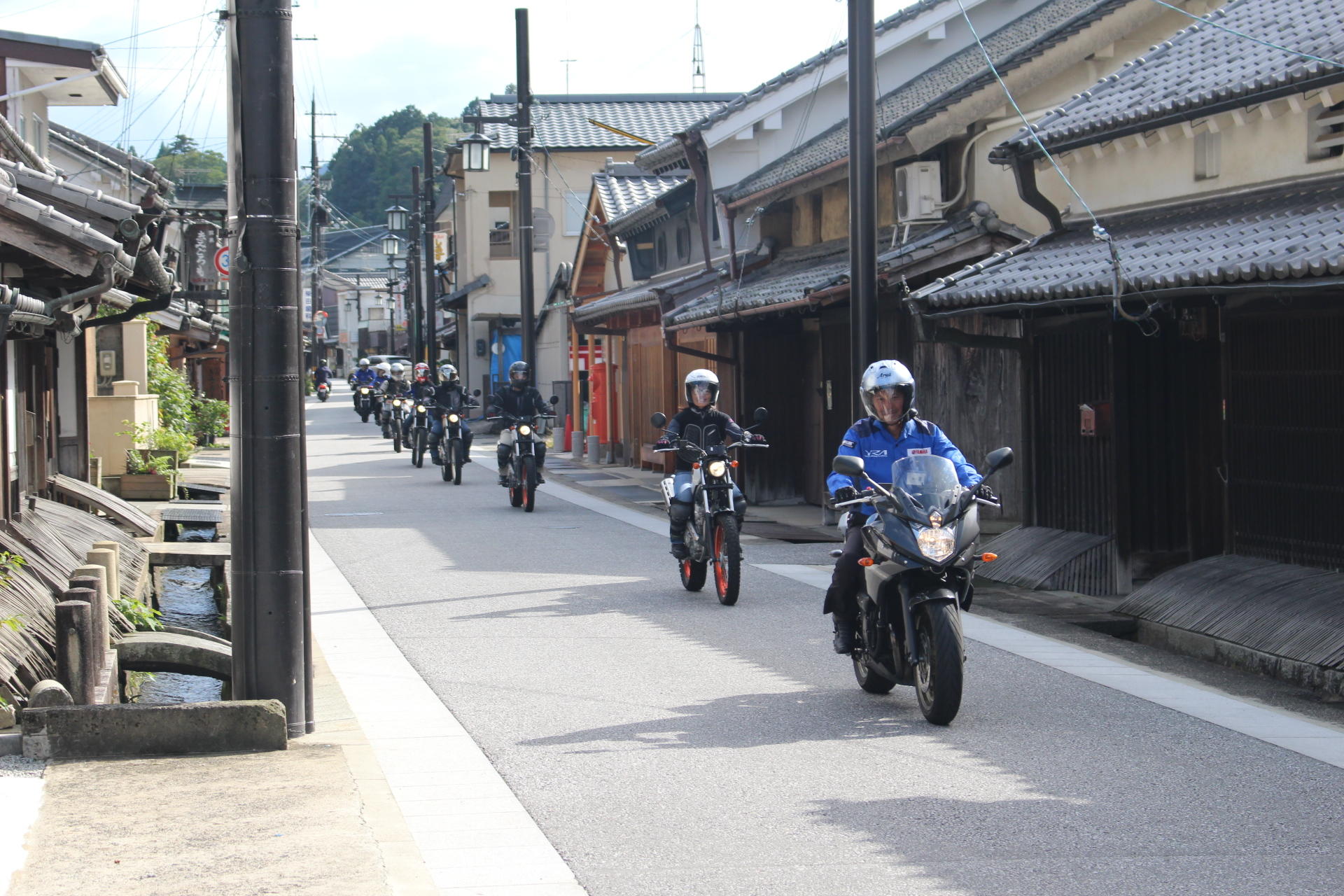 旧伊勢街道の風情ある道。