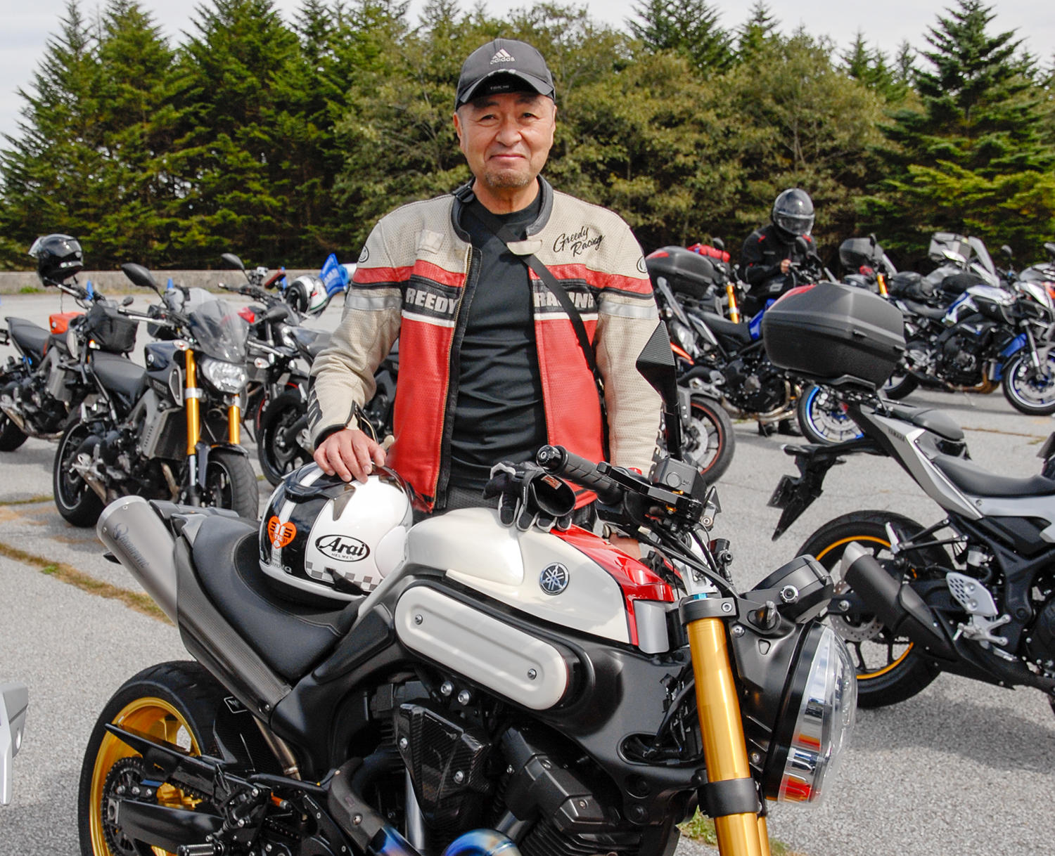 そのうちのおひとり、このバイクでMT-01が3台目というオーナーさん。