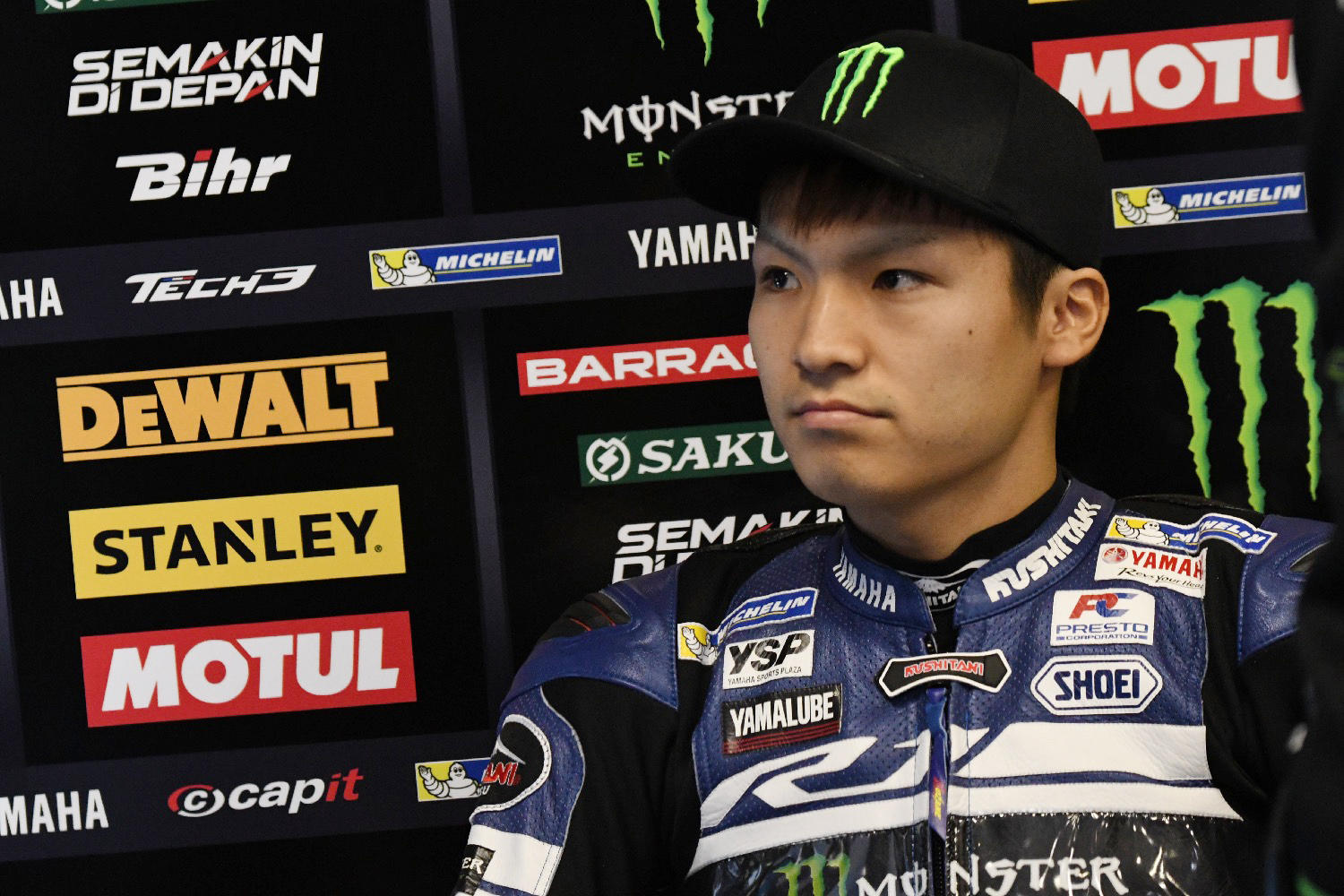 なんとフォルガー選手の代役として「YAMAHA FACTORY RACING TEAM」の野左根航汰選手が、Monster Yamaha Tech 3のライダーとして日本GP出場が決定したのです！　今年からYZR-M1の開発ライダーを務める野左根選手ですが、ついにMotoGPクラスデビューとなります。