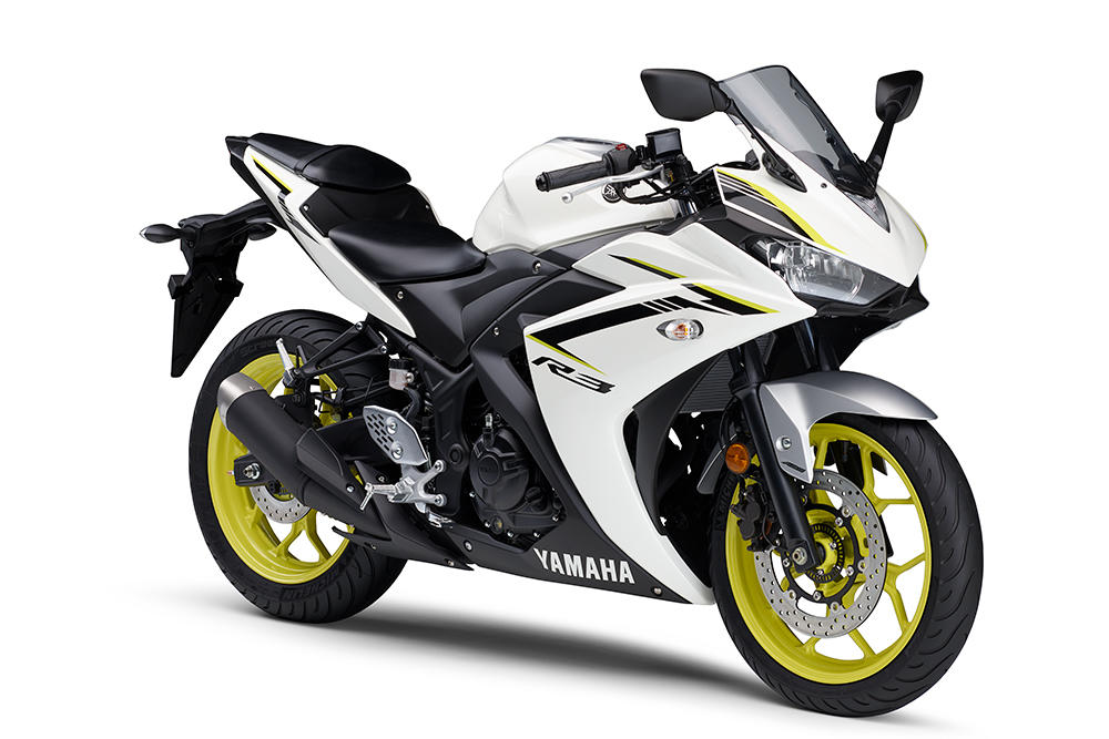 ↑「YZF-R3 ABS」「YZF-R25 ABS／YZF-R25」