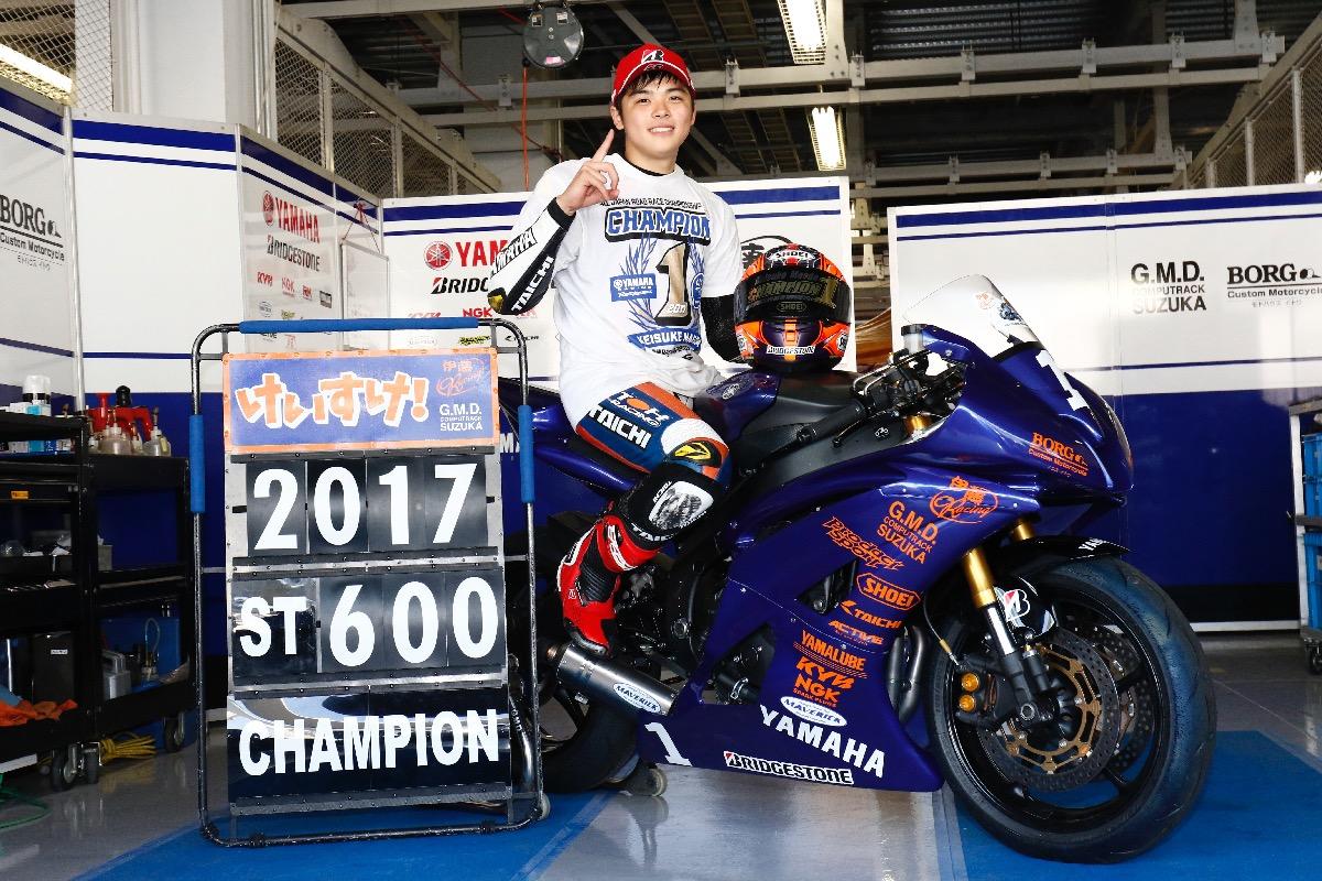 さらに若いライダーに目を移すと、前田恵助選手がST600でチャンピオンを獲得しました。