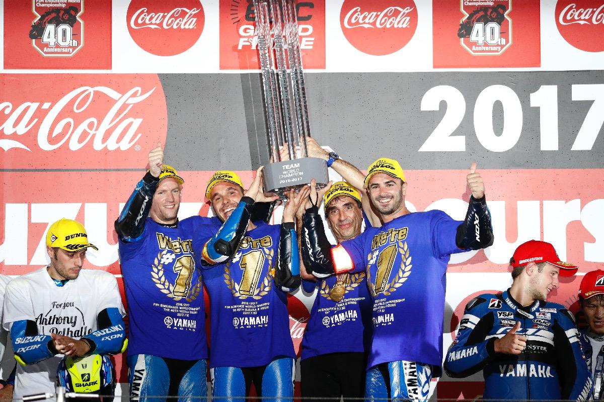 さらに同日、GMT94 Yamaha Official EWC Teamが世界耐久選手権の王者に輝きました！