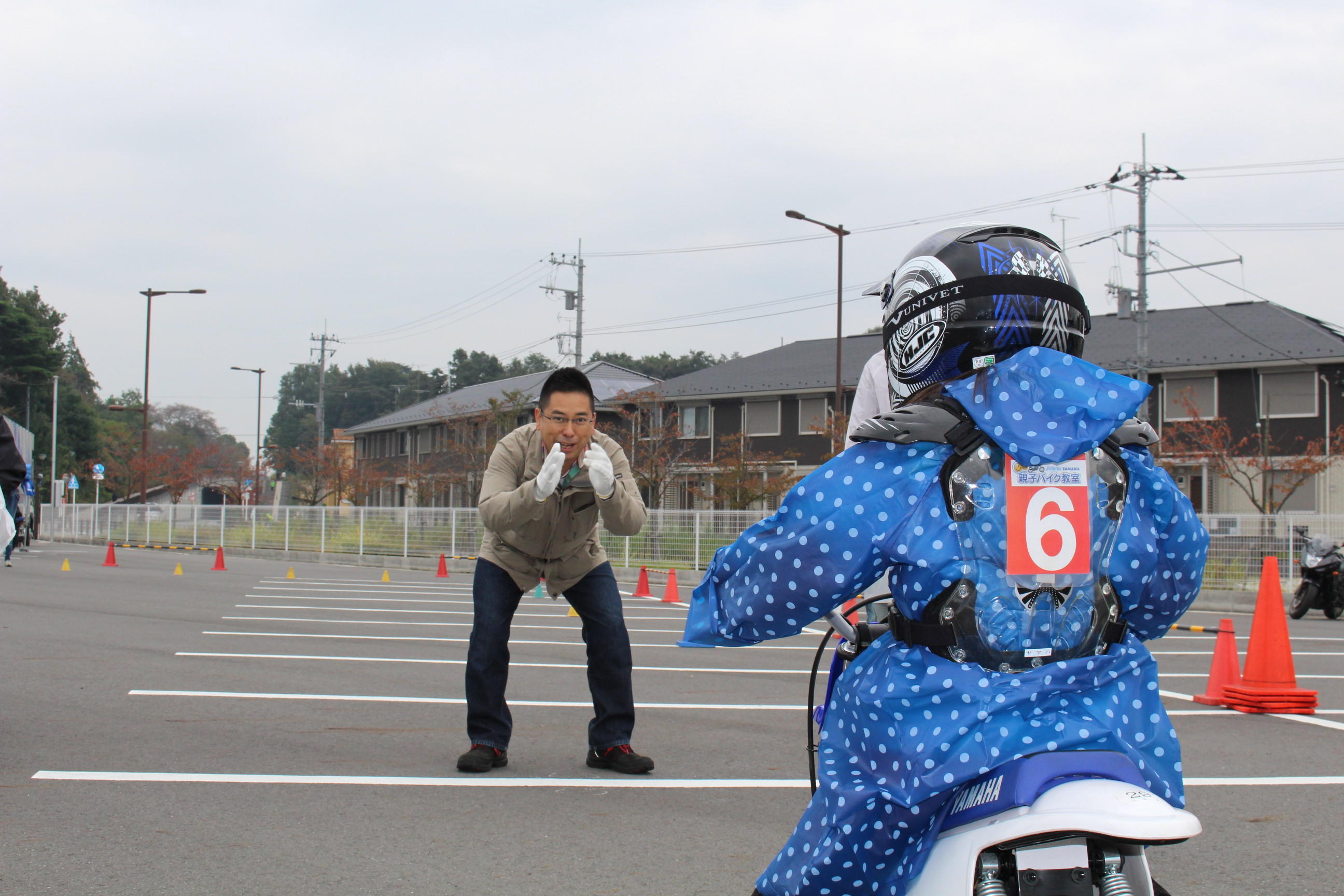 慣れてきたら、だんだんと距離を伸ばして走行します